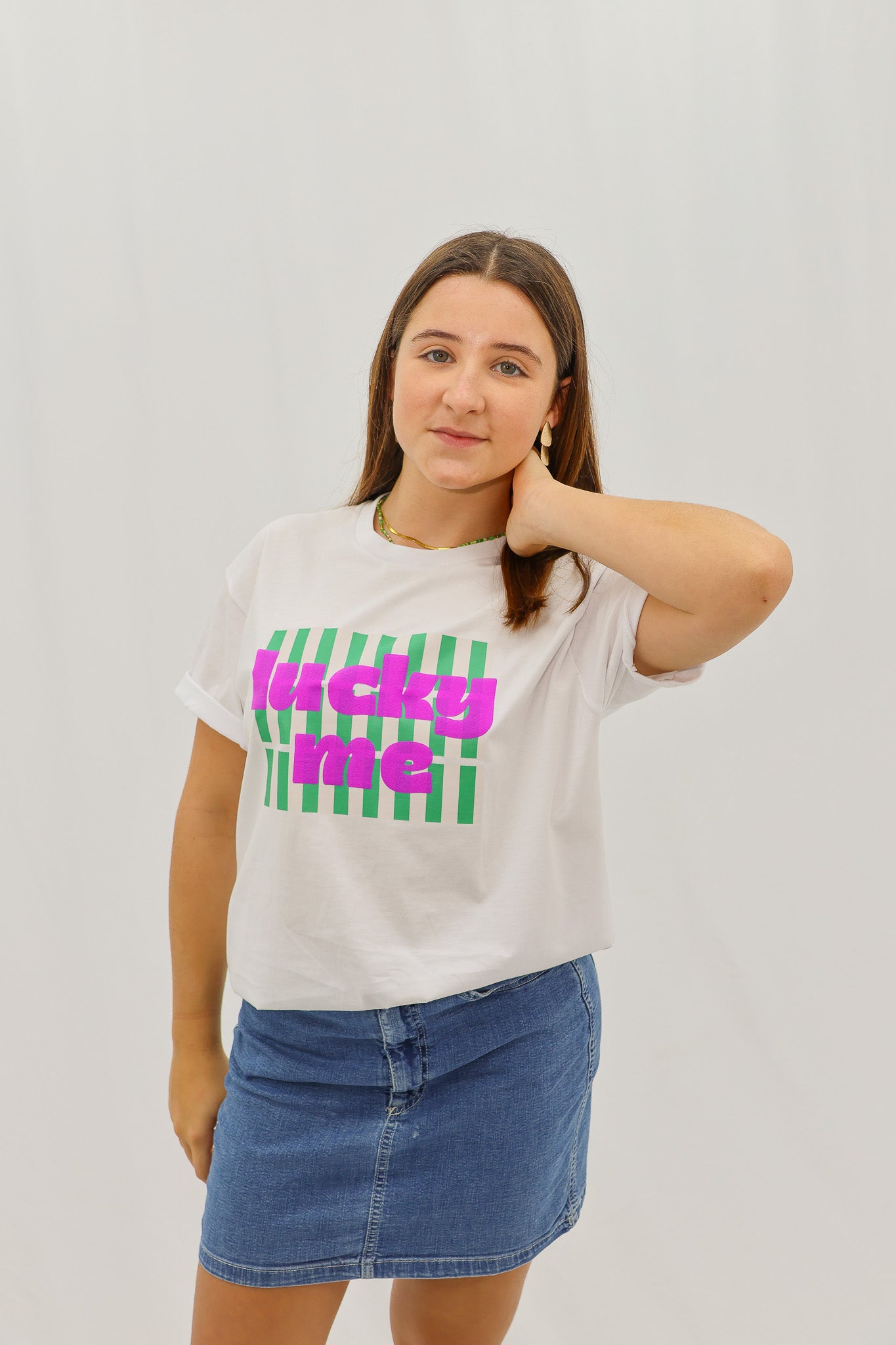 T-SHIRT MULHER LUCKY ME
