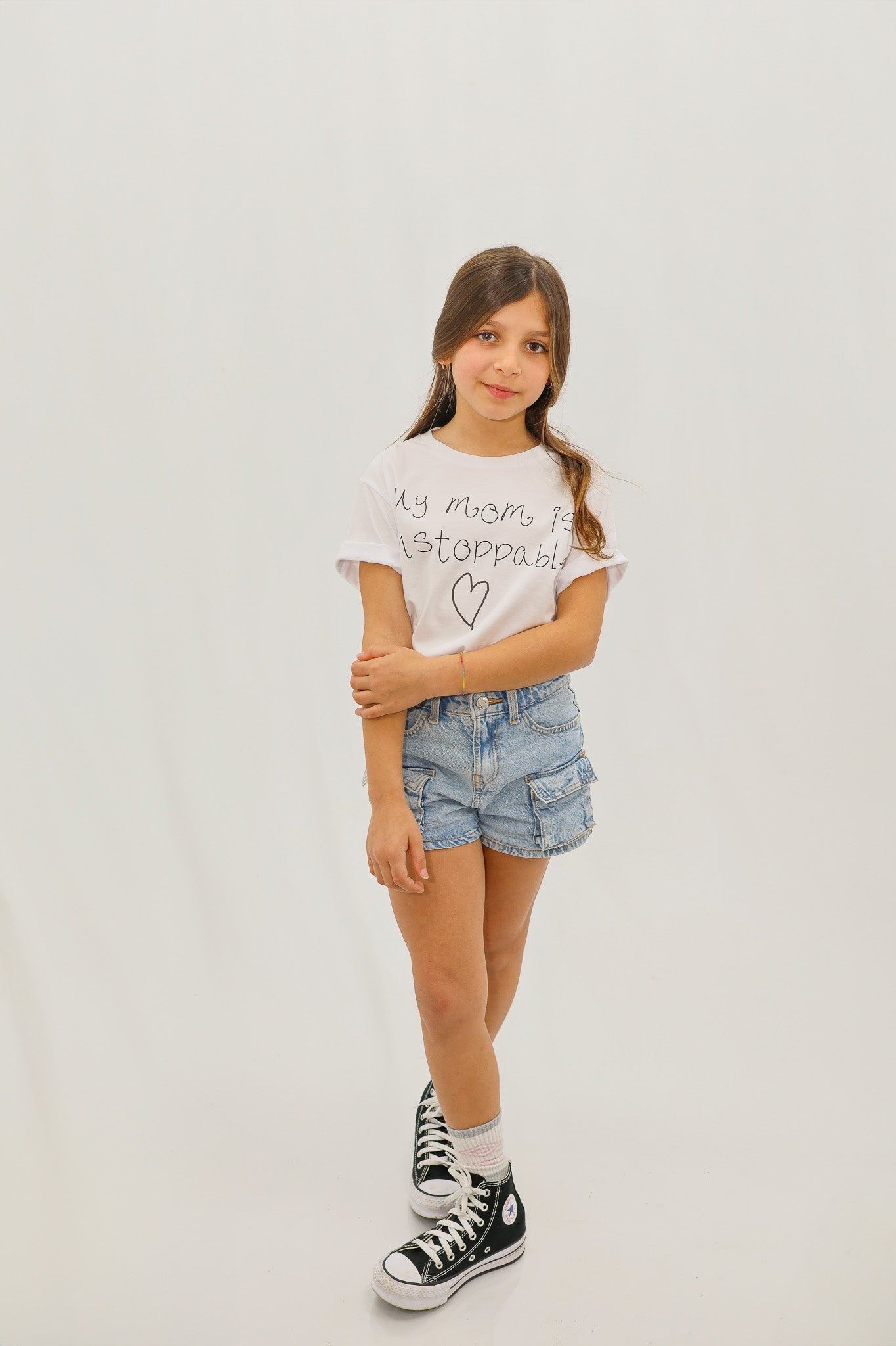 T-SHIRT CRIANÇA UNSTOPPABLE WHITE