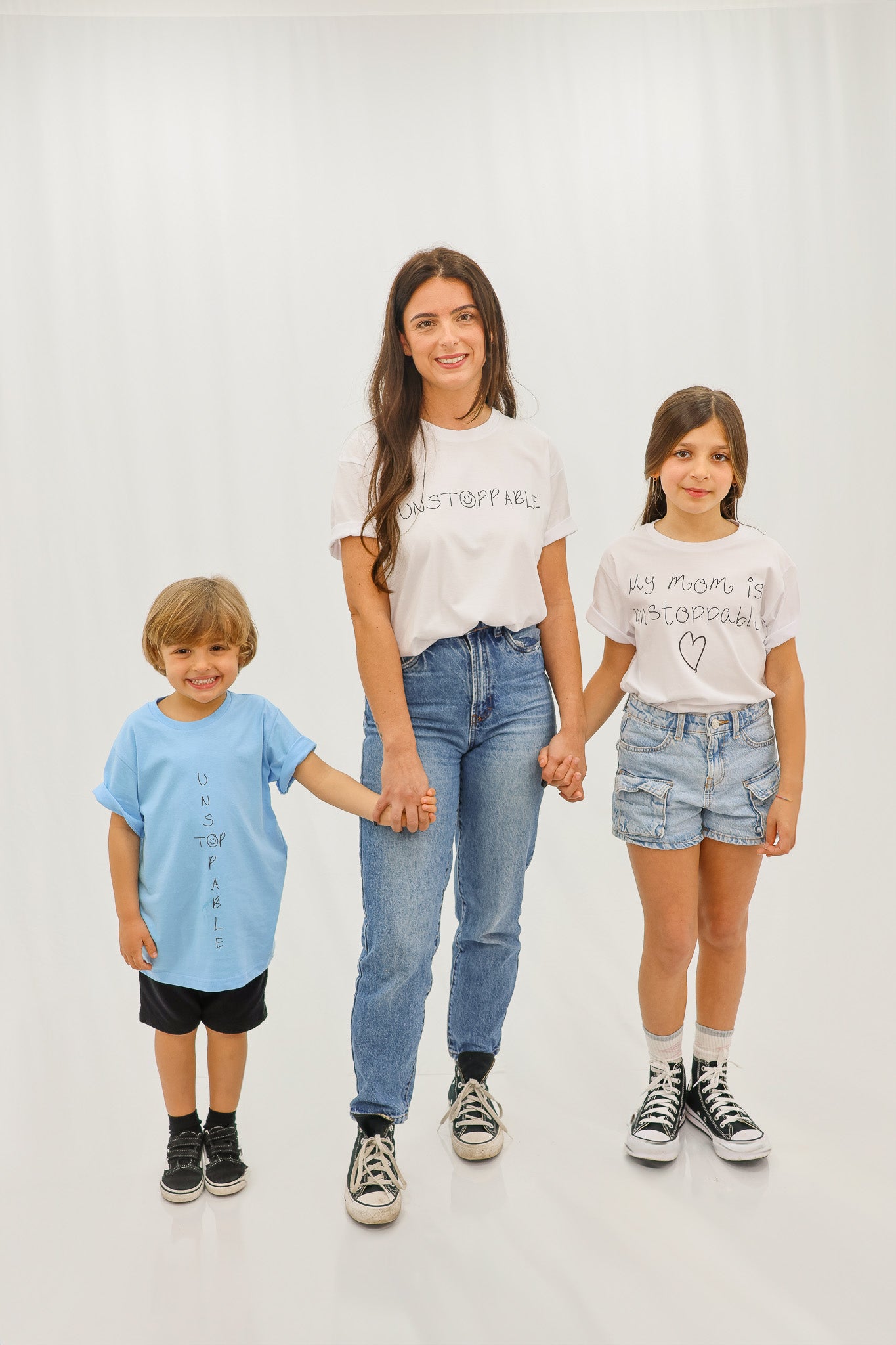 T-SHIRT CRIANÇA UNSTOPPABLE WHITE