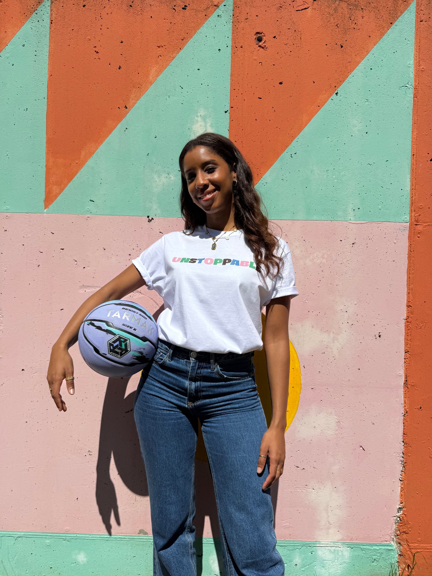 UNSTOPPABLE WOMEN'S T-SHIRT WHITE