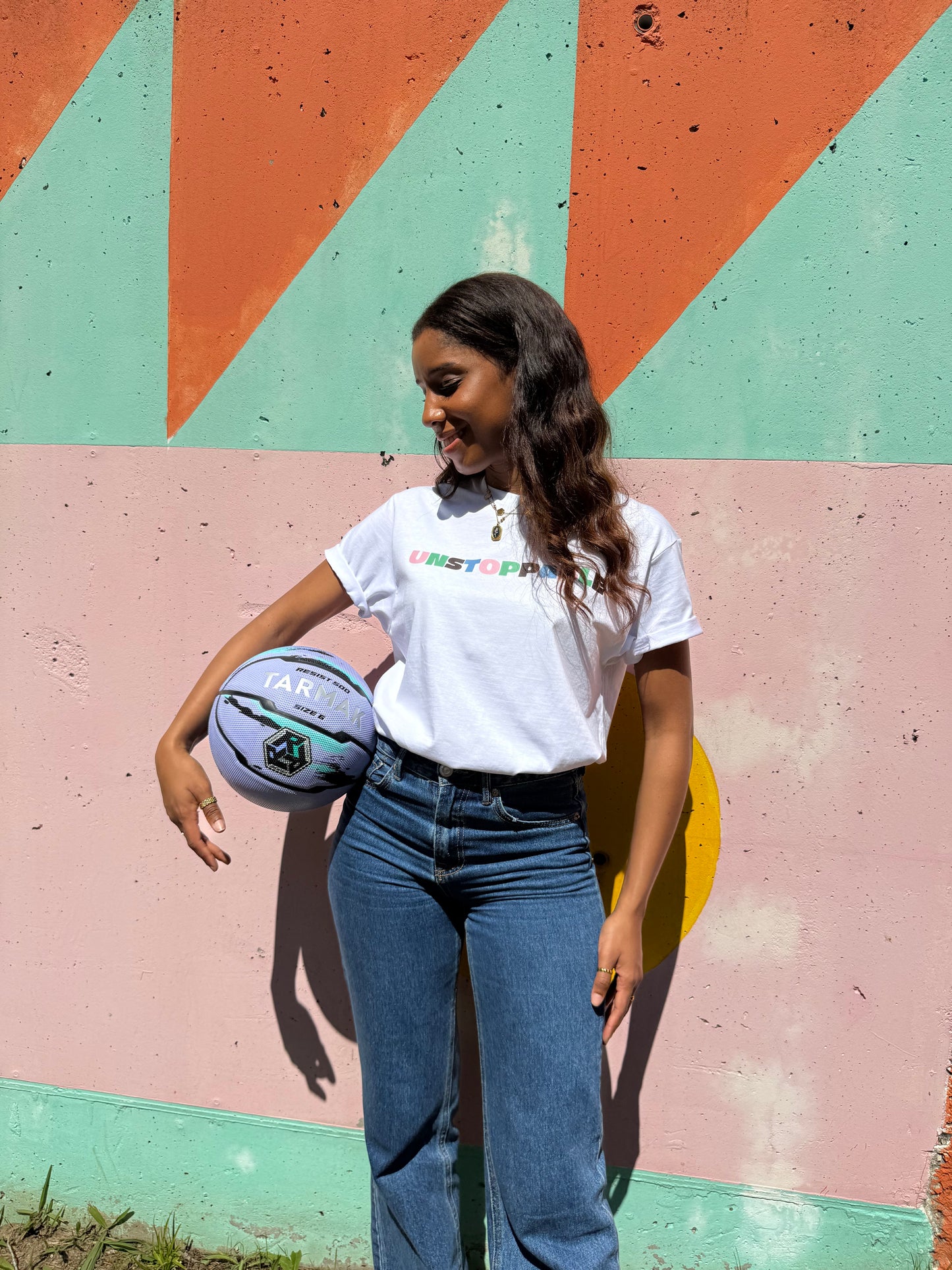 UNSTOPPABLE WOMEN'S T-SHIRT WHITE