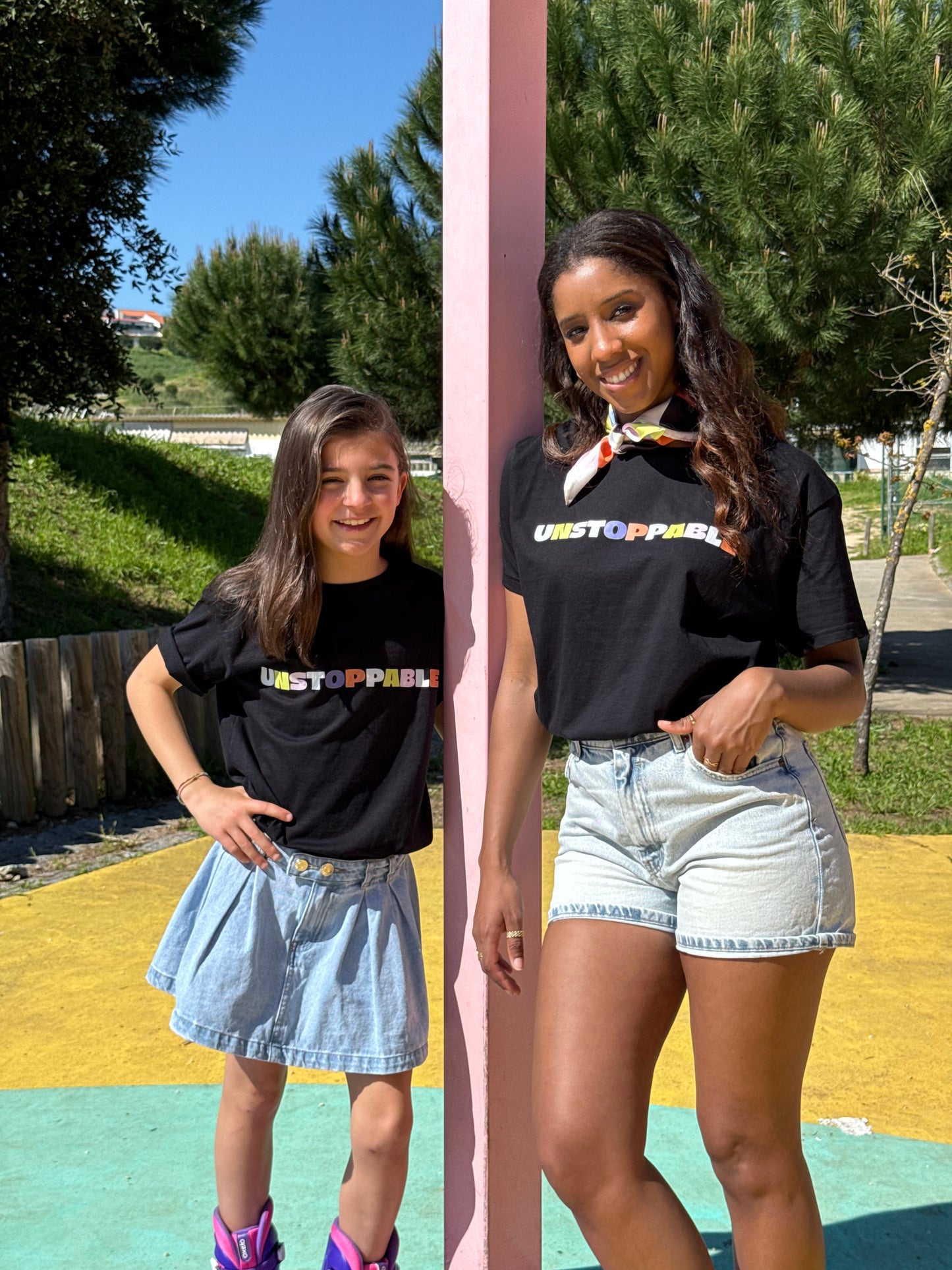 T-SHIRT CRIANÇA UNSTOPPABLE BLACK