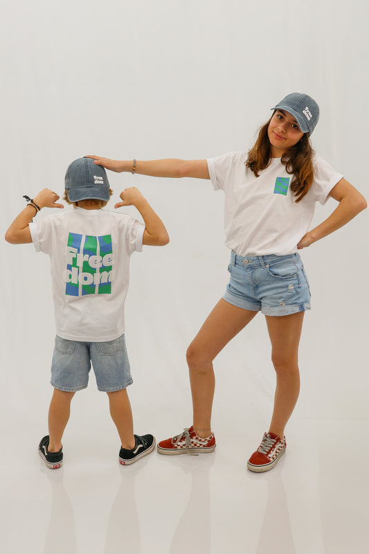 T-SHIRT CRIANÇA FREEDOM BLUE