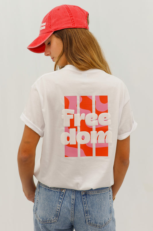 T-SHIRT MULHER RED FREEDOM