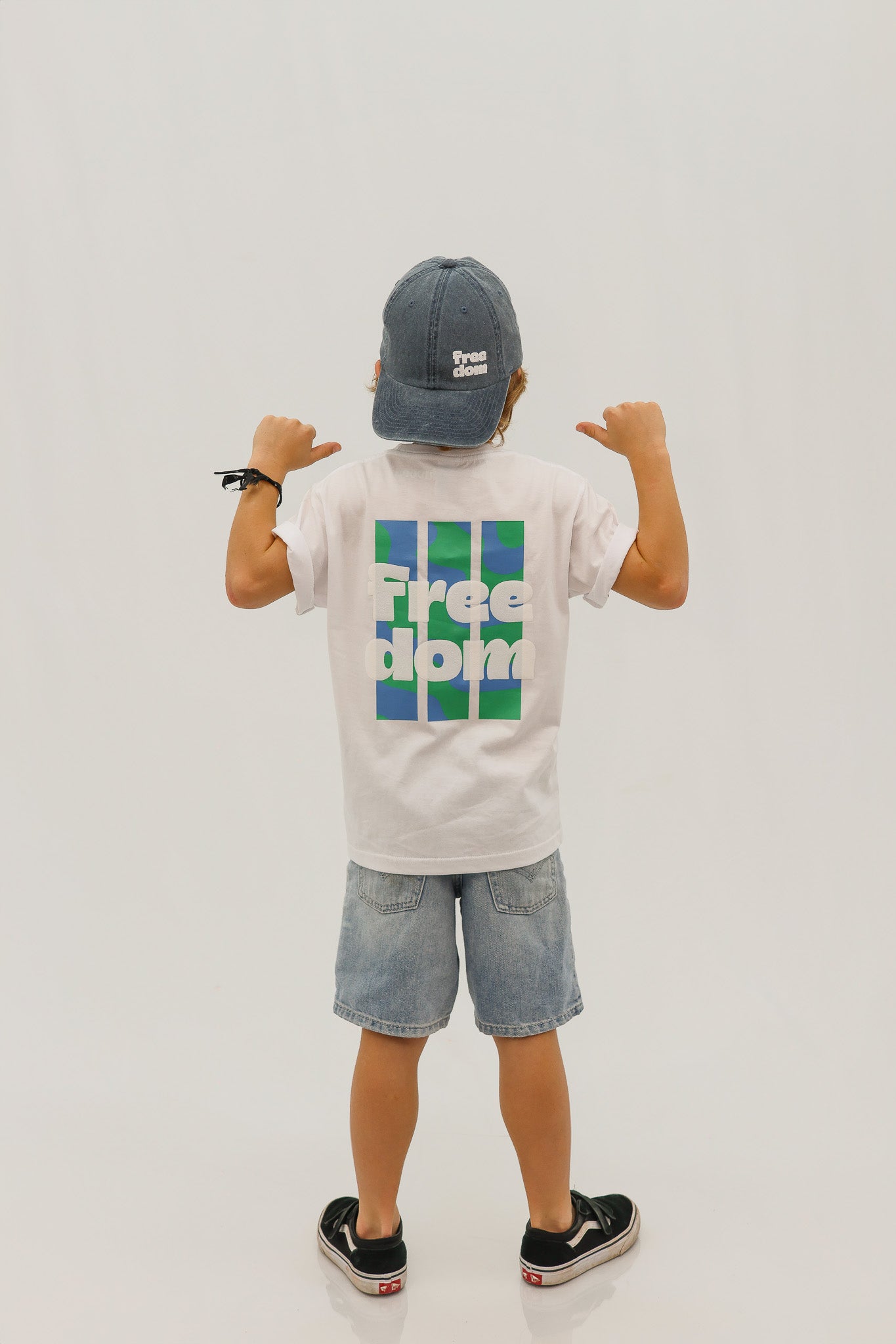 T-SHIRT CRIANÇA FREEDOM BLUE