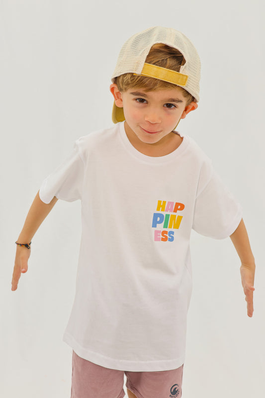T-SHIRT CRIANÇA HAPPINESS