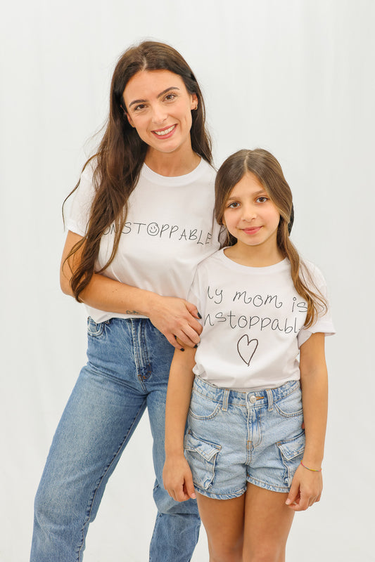T-SHIRT CRIANÇA UNSTOPPABLE WHITE
